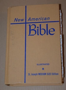 2011 New American Bible St. Joseph MEDIUM SIZE Edition Ill. Catholic Tabbed - Picture 1 of 12