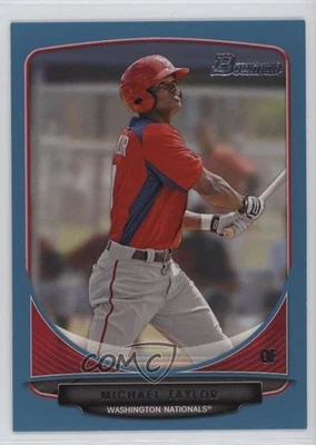 2013 Bowman Prospects Blue /500 Michael Taylor #BP47 - Image 1 of 2