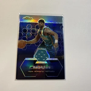 2002/03 Topps Finest Baron Davis #/250 Refractor Game Worn Jersey #121 Hornets - Picture 1 of 2