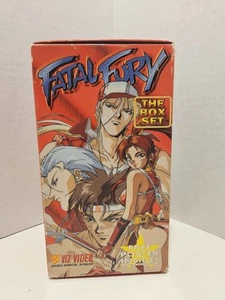 FATAL FURY The Box Set Viz Video (VHS, 1994) 3-tapes EXTREMELY RARE! No Poster - Picture 1 of 23