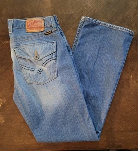 Lucky Brand Dungarees Jeans Mens 31x34 Sherrif Vintage Straight Ol' Challenger - Picture 1 of 15