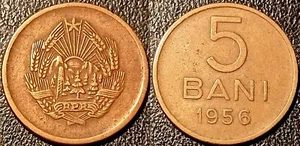 Roumanie - République populaire - 5 bani 1956 ! KM#83.2 - Foto 1 di 1