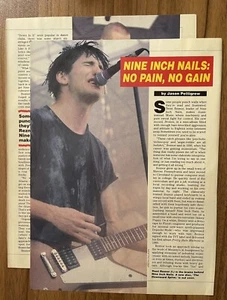 Vintage Nine Inch Nails NIN Trent Reznor Magazin Artikel - Bild 1 von 1