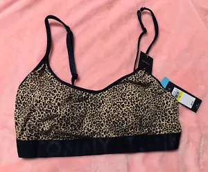 Tommy Hilfiger Women's Microfiber Animal print Bralette Medium. NWT - Picture 1 of 11
