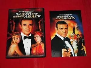 James Bond - Never Say Never Again DVD OUT OF PRINT LIKE NEW Sean Connery RARE - Foto 1 di 12