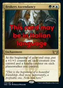 MTG BROKERS ASCENDANCY EXC - INFLUENZA DEGLI INTERMEDIARI 170 - SNC - MAGIC - Bild 1 von 1