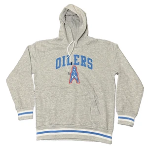 Sudadera con capucha gris bordada de los Houston Oilers de la NFL talla grande venta al por menor $85 nueva sin etiquetas - Imagen 1 de 6