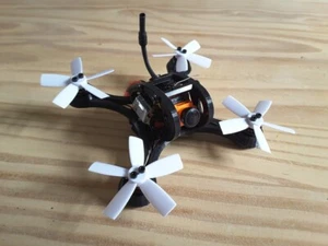 3D Printed Mini Racer Dquad 120mm 3 Inch FPV Drone Frame - by Microdure - Picture 1 of 3