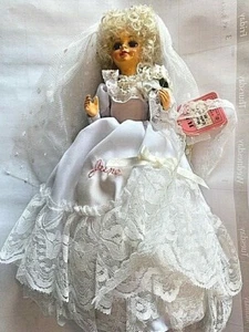 June Calendar Doll Musical Porcelain 2NGN-205.5 Original Box Revolves Pedestal - Picture 1 of 7