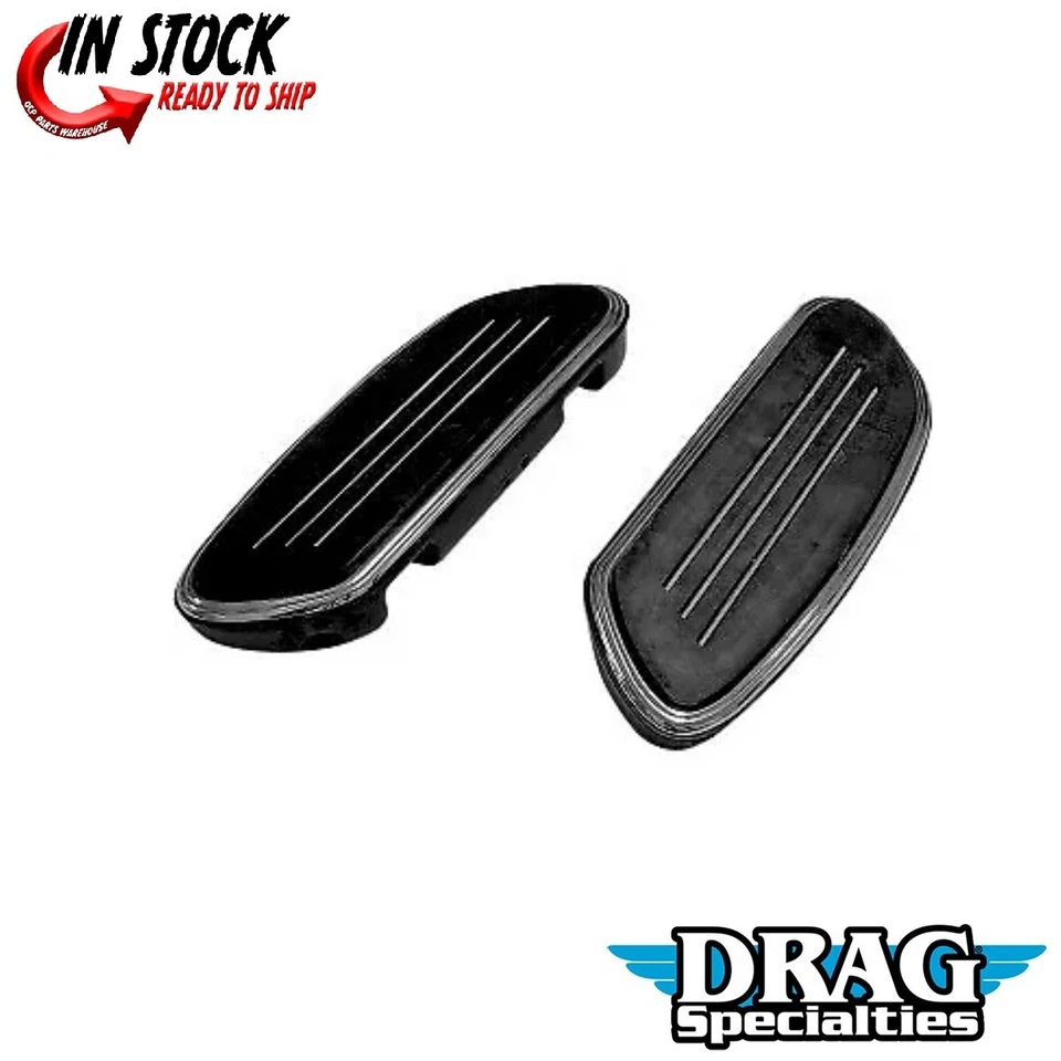 Черные пассажирские половицы Drag Specialties для 80–21 Touring - Изображение 1 из 3