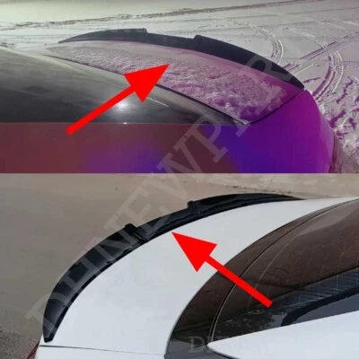 For Audi A4 A5 A6 A7 A8 Quattro Sedan Black Sedan Rear Trunk Spoiler Wing Lip PU - Image 1 of 4