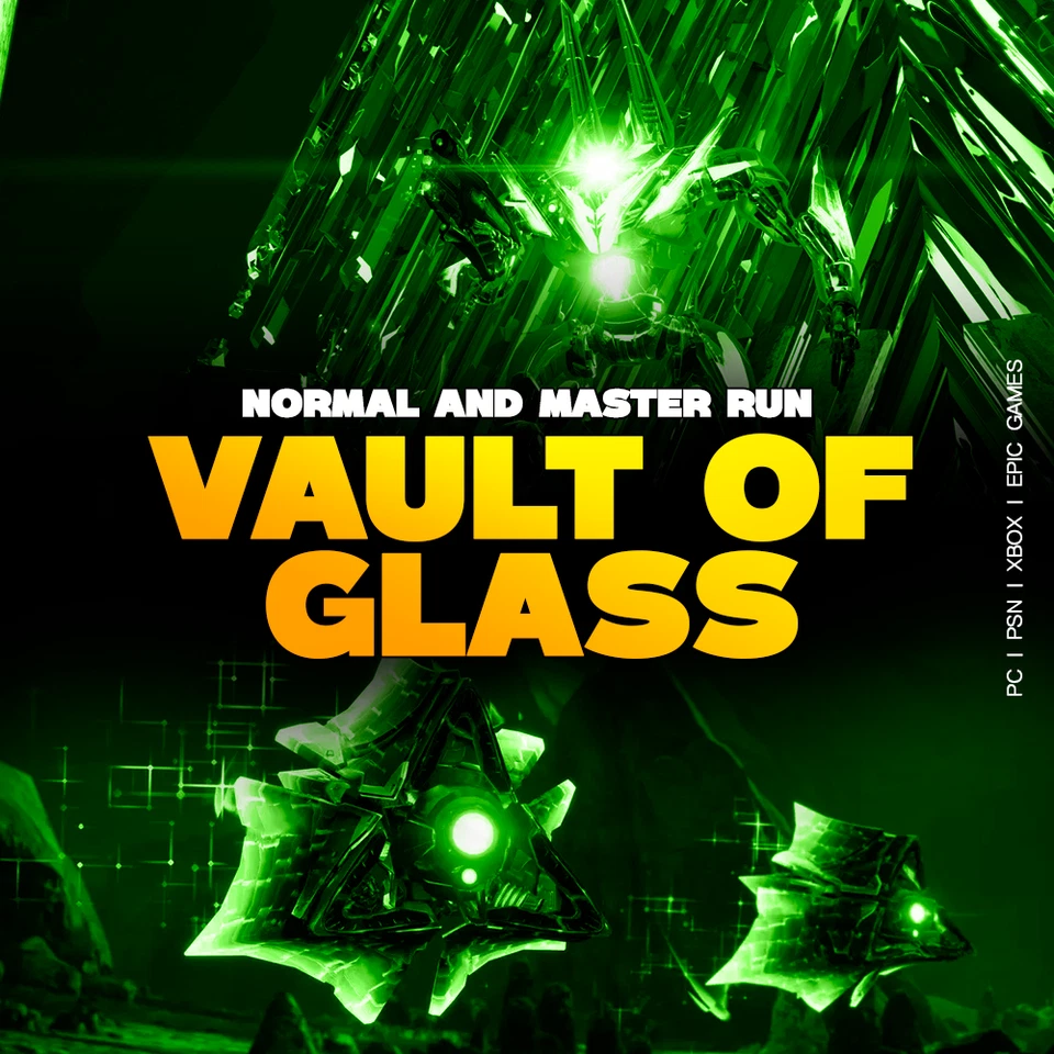 VAULT OF GLASS • NORMAL OR MASTER • PC XBOX PS4/5 EPIC - Image 1 of 1