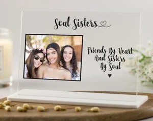 Regalo de cumpleaños de hermana, regalos fotográficos personalizados para hermana, regalo de mejor amigo - Imagen 1 de 3