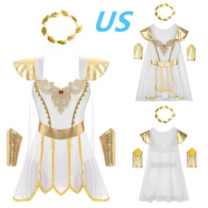 Women's Greek Ancient Roman Gladiator Warrior Queen Cosplay Costume Outfits - Picture 1 of 16