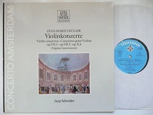 JAAP SCHRODER PLAYS LECLAIR VIOLIN CONCERTOS TELEFUNKEN 6 42180 - Picture 1 of 2