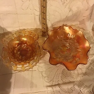 Carnival Glass Dishes - Picture 1 of 3
