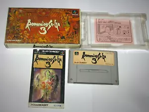Romancing Saga 3 Super Famicom SFC Japan import +Box Manual US Seller - Picture 1 of 12