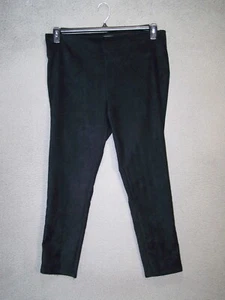 VINCE CAMUTO Pants Womens Plus 1X 14W 16W Black Suede Elastic Pull On Ladies - Picture 1 of 10