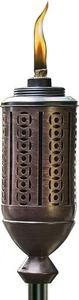 🔥TIKI Brand Cabos Metal Torch Copper Steel Garden Patio Backyard Torch 65In New - Picture 1 of 7