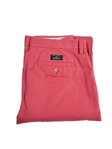 Banana Republic Mens Pants RED Emerson Chino Straight 100% Cotton 33x30 - Picture 1 of 11