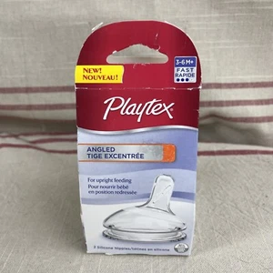 Playtex, Angled Nipple, Fast Flow, 2-Count/Pack - Picture 1 of 12