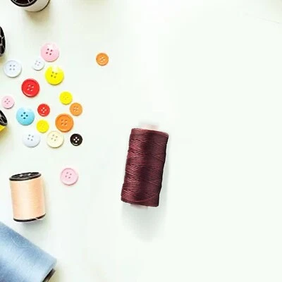 Versatile Flat Waxed Thread for Leather Crafts For DIY (57 characters) - Image 1 of 4