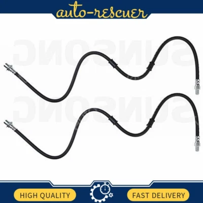 2x Manguera hidráulica de freno delantero para International Harvester 1452SC 1988~1992 Foto 1 de 4