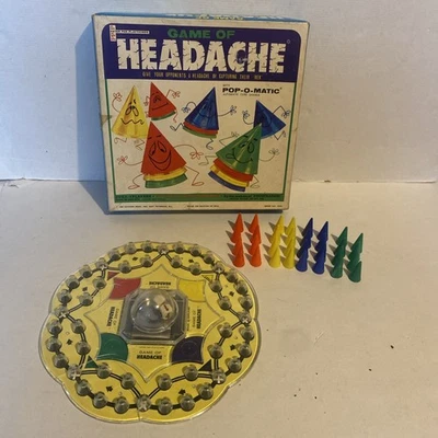 1968 Game of Headache by Kohner Brothers Vintage Board Game Pop-O-Matic - Image 1 of 4