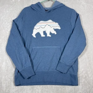 Patagonia Child’s Lightweight Polar Bear Hoodie X-Large Blue - Picture 1 of 8