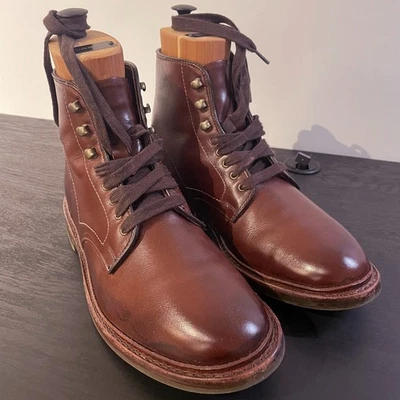 Allen Edmonds Higgins Mill Bota Impermeable Chile Chromexcel Cuero Talla 7.5 E Foto 1 de 4