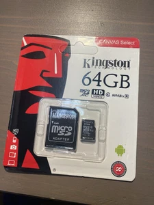 64 GB memory Card Kingston Camera Phone - Picture 1 of 4
