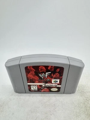 WWF Attitude Get It! (Nintendo 64, 1999) N64 Auténtico Probado Solo Cartucho Foto 1 de 4