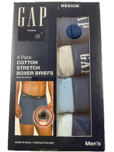 Gap Boxer Briefs Mens Underwear 4 Pack Size M 32-34 - Picture 1 of 4