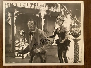 Foto autografiada firmada por Vincent Price de 10x8 con certificado de autenticidad House Of Wax RARA - Imagen 1 de 5