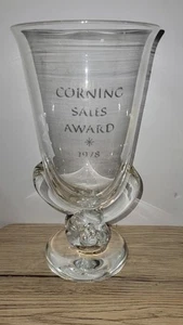 Vintage 1978 Steuben Crystal Corning Sales Award Trophy - Picture 1 of 1