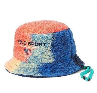 Polo Ralph Lauren мужской Polo Sport логотип шерпа ведро шляпа многоцветный L / XL - Изображение 1 из 4