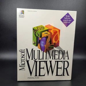 Vintage Microsoft Multimedia Viewer Factory Sealed Brand NEW. Free Shipping - Picture 1 of 6