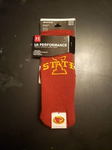 NEU Iowa State University HERREN NCAA Under armour Performance SOCKEN Größe MED 1 Pa - Bild 1 von 17