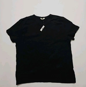 Madewell Damen Baumwolle perfektes Rundhalsausschnitt T-Shirt schwarz Medium NS581 - Bild 1 von 3