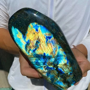 3.9LB Nature Labradorite Crystal Stone Natural Rough Mineral Specimen - Picture 1 of 10