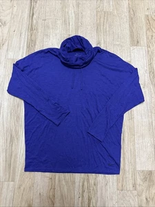Camiseta de entrenamiento Nike para mujer de lana Infinity encubrimiento manga larga púrpura grande - Imagen 1 de 8