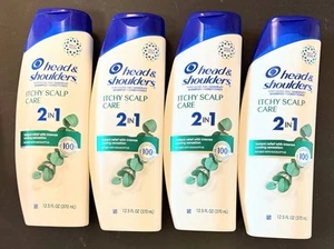 4 pk - Head & Shoulders Dandruff Shampoo & Conditioner, Itchy Scalp Care 12.5oz - Picture 1 of 1