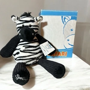 Scentsy Buddy Zuku the Zebra RETIRED Rare HTF + Amazon Rain Scent Pak NEW in Box - Picture 1 of 4