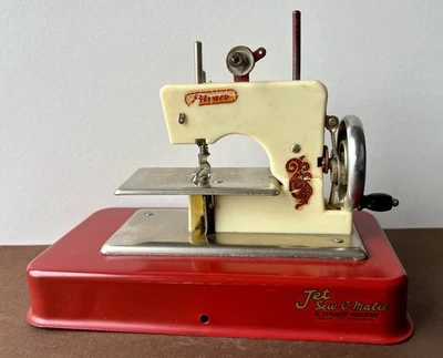 Mini máquina de coser Straco Jet Sew-O-Matic ¡FUNCIONA! Vintage England Estate Foto 1 de 4