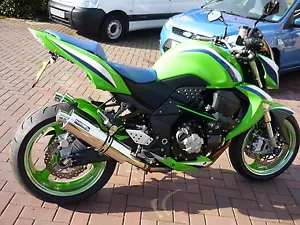 Hawk - Coppia Kawasaki Z1000 03-06 - Scarichi rotondi in acciaio inox Barre da corsa, legali stradali - Foto 1 di 1