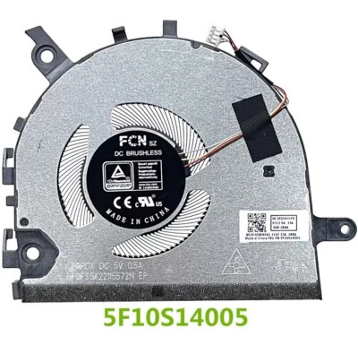 For Lenovo IdeaPad 3-14ITL6 V14 S14 G2 Laptop Cooling Fan 5F10S14005 - Image 1 of 2