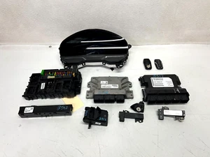 2014 LINCOLN MKZ ECU IGNITION COMPUTER KEY SET W/ INSTRUMENT CLUSTER OEM LOT3512 - Picture 1 of 16