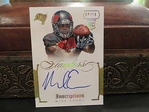 Panini Flawless Gold Autograph Rookie Auto Buccaneers Mike Evans 08/10 2014 - Picture 1 of 4