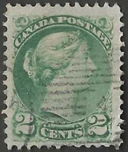🍁Canada  #36    "QUEEN VICTORIA"   Fine Used  1872  Small Queen Issue      (A) - Picture 1 of 2