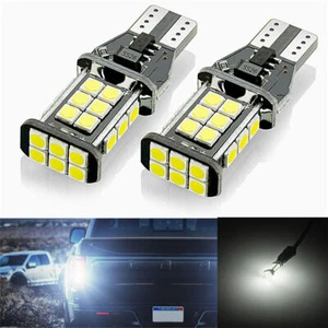 2x White T15 3030 24SMD Error Free LED Bulbs Reverse Backup Turn Signal Light - Picture 1 of 11